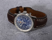 Breitling. A special edition stainless steel chronograph wristwatch, Ref. AB0210, Navitimer Cosmonaute, Scott...