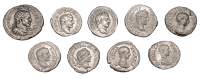 Caracalla (198-217), Denarii (2), 210-13, laureate and bearded head right, rev. Liberalitas, draped, standing left,...