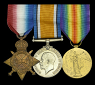 Three: Able Seaman J. W. Lockwood, Royal Navy, who was killed in action in the destroyer H.M.S. Turbulent at...