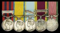 Five: Lieutenant W. H. Rason, Royal Navy, killed whilst in command of the gun-boat Plover at the unsuccessful attack...