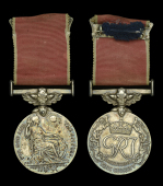 A fine Second War B.E.M. awarded to Carpenter Husan Rosa, Merchant Navy, who was decorated for his bravery when his...