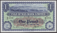 Isle of Man Bank Limited, £1, 20 May 1940, serial number E/3 1619, Ronan and Watterson signatures, superb original...