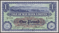 Isle of Man Bank Limited, £1, 16 December 1942, serial number L/3 2599, Ronan and Quirk signatures, original and...