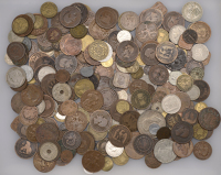 Miscellaneous, Miscellaneous World coins in base metals (249), various types [Lot]. Varied state	 £100-£120