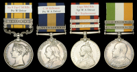 Four: Sergeant W. A. Driver, Cape Mounted Rifles

South Africa 1877-79, 1 clasp, 1877-8-9 (Pte. W. Driver. No. 9...