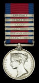 Military General Service 1793-1814, 6 clasps, Salamanca, Pyrenees, Nivelle, Nive, Orthes, Toulouse (Patk. Mc.Kenna,...