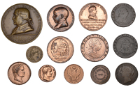 Germany, 100th Anniversary of Karl Arnold Kortum’s Death, 1924, a bronze medal by Vocke, 60mm; France, Monneron...