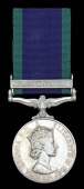 General Service 1962-2007, 1 clasp, Radfan (23860259. Pte. F. E. Huby. D & D.) nearly extremely fine, rare and...