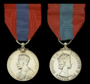 Imperial Service Medal (2), G.V.R., Circular issue, 2nd ‘Coronation robes’ issue (William Henry Palmer) in case...