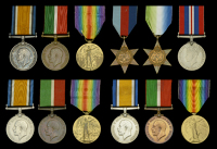 Three: Private J. Abel, Royal Welsh Fusiliers and Mercantile Marine
British War Medal 1914-20 (208312 Pte. J. Abel....