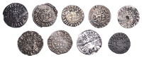 Edward I, Pennies (9), of Berwick (3), Canterbury (2) and Lincoln (4), various classes [9]. Fair to fine	 £180-£220