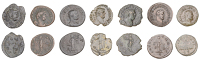 Allectus (293-296), Antoninianus, ‘C’ mint, c. 293-5, radiate and cuirassed bust facing front, rev. Laetitia...