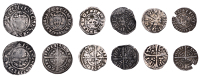 Henry II, Penny, class Ib1, London, Johan, iohan · on · lvnde, 1.38g/5h (N 963; S 1344). Edward I, New coinage,...