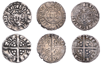 Edward I, Pennies (2), London, class 2a, 1.40g/9h (N 1014; S 1385); Berwick-upon-Tweed, class IVb, 1.18g/1h (N 1079;...