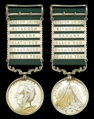 Dartmoor Autumn Manœuvres Medal 1873, by Upton & Hussey, 22 St. James’s Street’, 37mm, silver, the obverse...