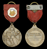 The rare ‘Daily Herald’ Order of Industrial Heroism awarded to Mr. P. Sharland, for a joint rescue whilst...