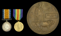 Pair: Driver C. S. Baker, Royal Engineers, who died on active service just three days before the Armistice in...