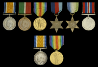 Six: Private N. Dodds, Army Cyclist Corps and Mercantile Marine
British War Medal 1914-20 (22560 Pte. N. Dodds. A....