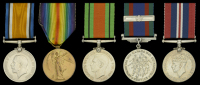 Five: Corporal A. Myke, Canadian Engineers, late Royal Canadian Artillery and Royal Canadian Army Service...