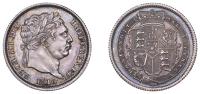 George III (1760-1820), New coinage, Shilling, 1816, 5.61g/12h (ESC 2140; S 3790). Good extremely fine, toned	...