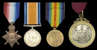 Three: Surgeon A. MacPherson, Royal Naval Volunteer Reserve

1914-15 Star (Surg. A. Mac-Pherson, R.N.V.R.);...