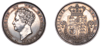 George IV (1820-1830), Pattern Shilling, 1824, in silver, by W. Wyon and J.-B. Merlen, bust right, georgius iv dei...