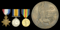 Three: Acting Corporal G. W. Newport, Royal Engineers, who was killed in action on the Somme on 27 September...