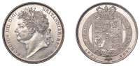 George IV (1820-1830), Shilling, 1825, type 2, 5.67g/6h (ESC 2402; S 3811). Bright appearance, good extremely fine	...