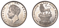 George IV (1820-1830), Shilling, 1825, type 3, 5.63g/6h (ESC 2405; S 3812). Bright appearance, extremely fine	...