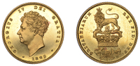 George IV (1820-1830), Pattern Shilling, 1825, in Barton’s metal, by W. Wyon and J.-B. Merlen, bust left, georgius...