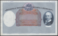 Hong Kong & Shanghai Banking Corporation, an obverse proof for $500, ND (1935), blue underprint, multicolour...
