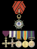 An inter-war ‘Iraq’ O.B.E., Great War ‘Western Front’ M.C. group of six awarded to Captain E. T. Caparn,...