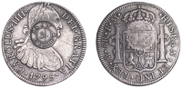 Scotland, hurlet (Renfrewshire), J. & J. W–, a MEXICO, Charles IIII, 8 Reales, 1795fm, Mexico City, obv....