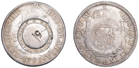Scotland, NEW LANARK (Lanarkshire), Lanark Mills, a MEXICO, Charles III, 8 Reales, 1795fm, Mexico City, obv....