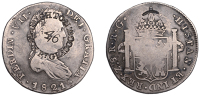 Scotland, Port Glasgow (Renfrewshire), Robert Crighton, a MEXICO, Ferdinand VII, 8 Reales, 1821rg, Zacatecas, obv....