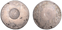 Scotland, Rothesay (Bute), Rothsay Cotton Works, a MEXICO, Ferdinand VII, 8 Reales, date unclear [1813-18]mz,...