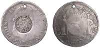 Scotland, Rothesay (Bute), Rothsay Cotton Works, a MEXICO, Ferdinand VII, 8 Reales, 1814ag, Zacatecas, obv....