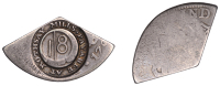 Scotland, Rothesay (Bute), Rothsay Mills, a cut third-segment of a Ferdinand VII, 8 Reales, 179-, mint and moneyer...