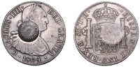 England, Birmingham (Warwickshire), Donald & Co, a MEXICO, Charles IIII, 8 Reales, 1804th, Mexico City, obv....