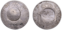 England, Cark-in-CartmEL (Lancashire), Cark Cotton Works, a MEXICO, Charles III, 8 Reales, 1785fm, Mexico City, obv....