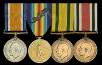 Four: Major H. M. Hodgart, Royal Engineers

British War and Victory Medals, with M.I.D. oak leaves (Major H. M....