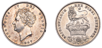 George IV (1820-1830), Shilling, 1827, 5.63g/6h (ESC 2412; S 3812). Obverse edge nick at 4 o’clock and some...