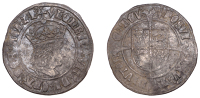 Henry VII (1485-1509), Profile issue, Groat, regular type, mm. pheon, triple band to crown, reads agl z f, single...