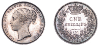 Victoria (1837-1901), Proof Shilling, 1839, second head, w.w. on truncation, edge plain, 5.66g/6h (ESC 2977; S...