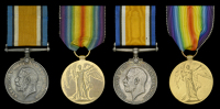 Pair: Surgeon Lieutenant G. Balsillie, Royal Navy
British War and Victory Medals (Surg. Lt. G. Balsillie. R.N.)...