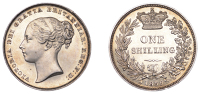 Victoria (1837-1901), Proof Shilling, 1839, second head, no initials, edge plain, 5.59g/12h (ESC 2981; S 3904). Some...