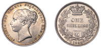 Victoria (1837-1901), Shilling, 1844, 5.66g/6h (ESC 2990; S 3904). Extremely fine	 £140-£180
