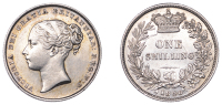 Victoria (1837-1901), Shilling, 1848/6, 5.66g/6h (ESC 2994; S 3904). Good very fine, rare	 £180-£220