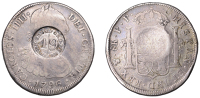 England, Cromford (Derbyshire), a BOLIVIA, Charles IIII, 8 Reales, 1796pp Potosí, obv. countermarked cromford ·...