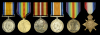 Three: Surgeon Lieutenant A. S. Bissett, Royal Naval Volunteer Reserve
British War and Victory Medals (Surg. Prob....